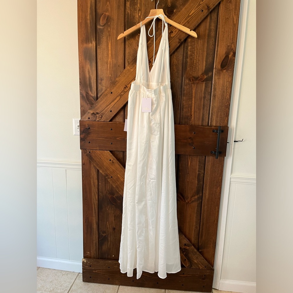 Lulus White Dress New With Tags Maxi